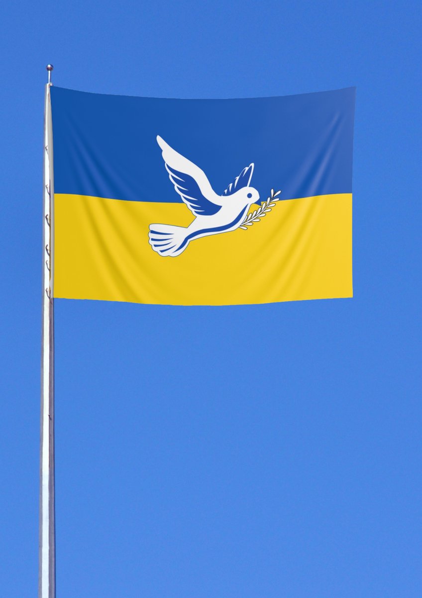 Vlag Oekraine 150x100 | Ukraine | Vredesduif Peace